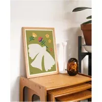 Liberté Bird Wall Poster - Multicoloured alternate view