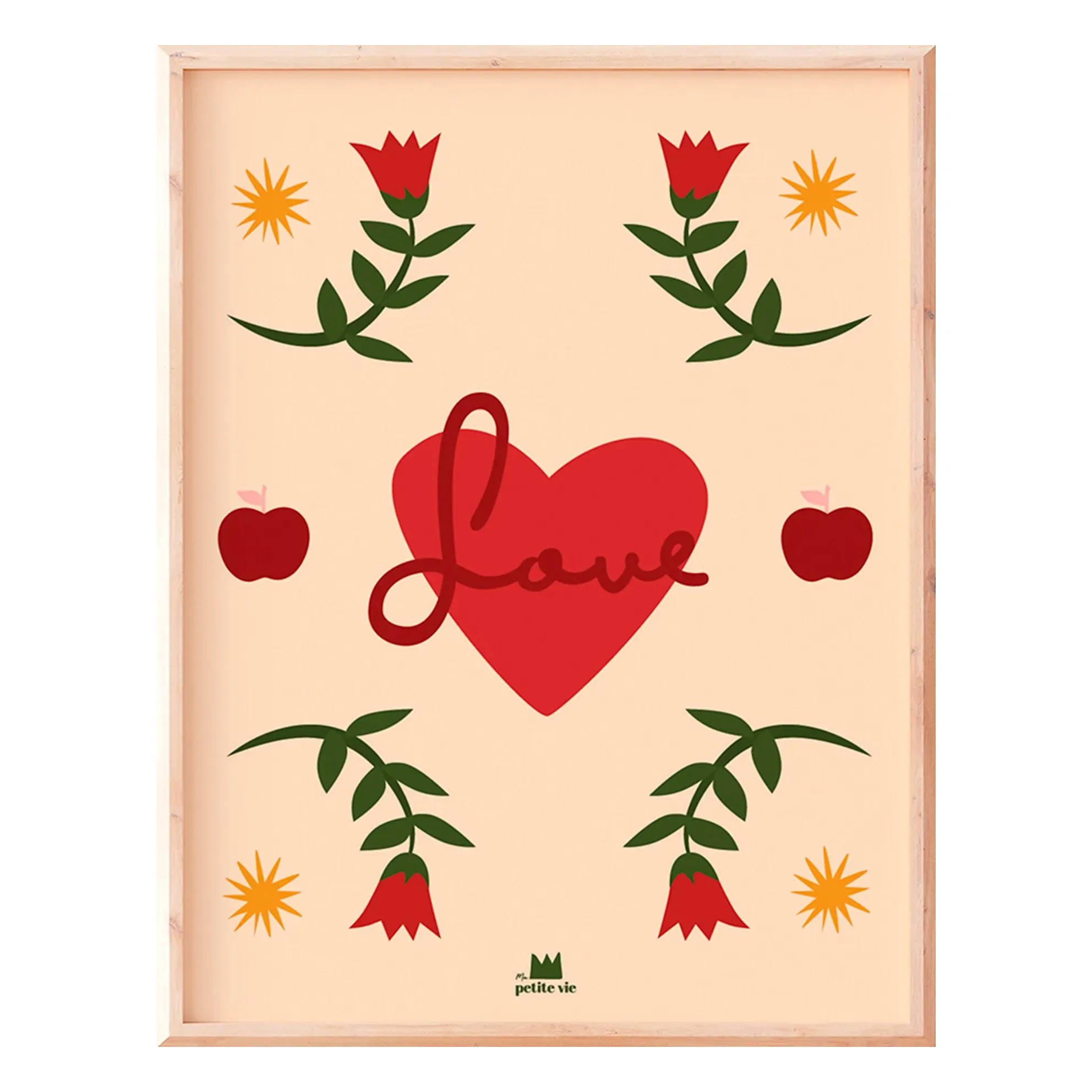 Love Poster Print - Cream product