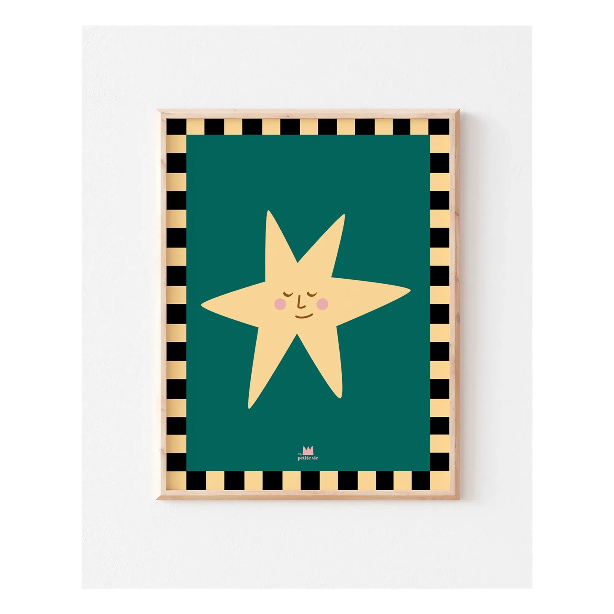 Pop Star Wall Poster - Dark Green alternate view