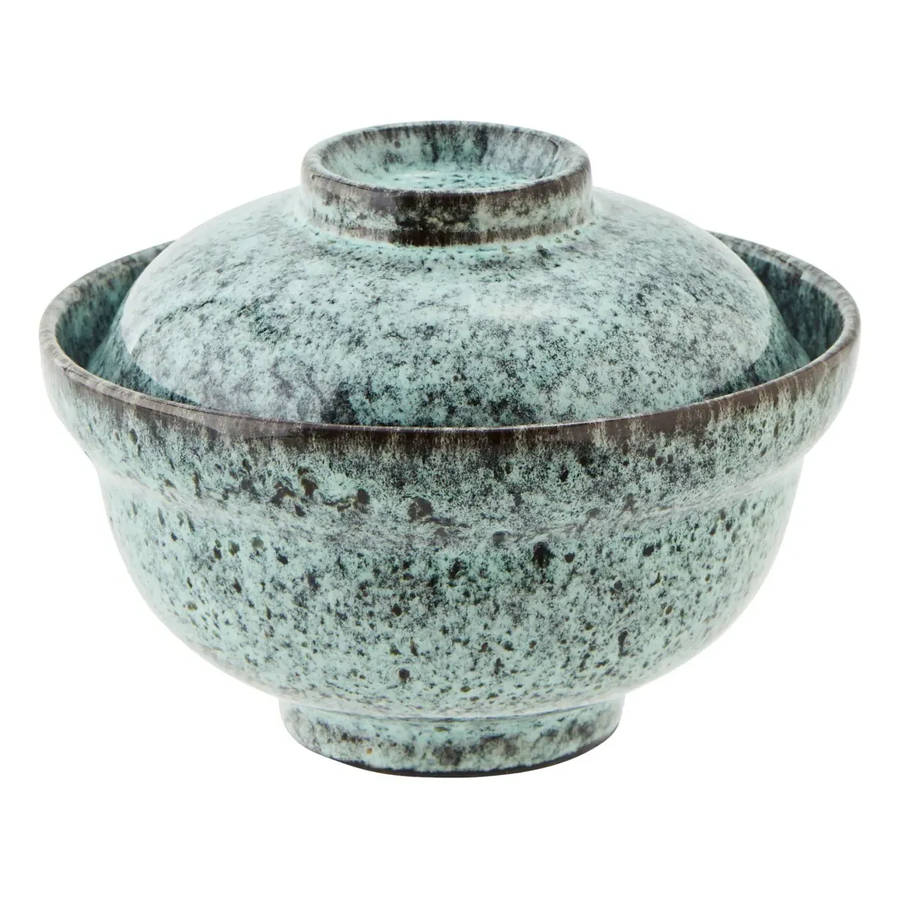 Bowl with Lid - Bluish Grey, Sandstone product