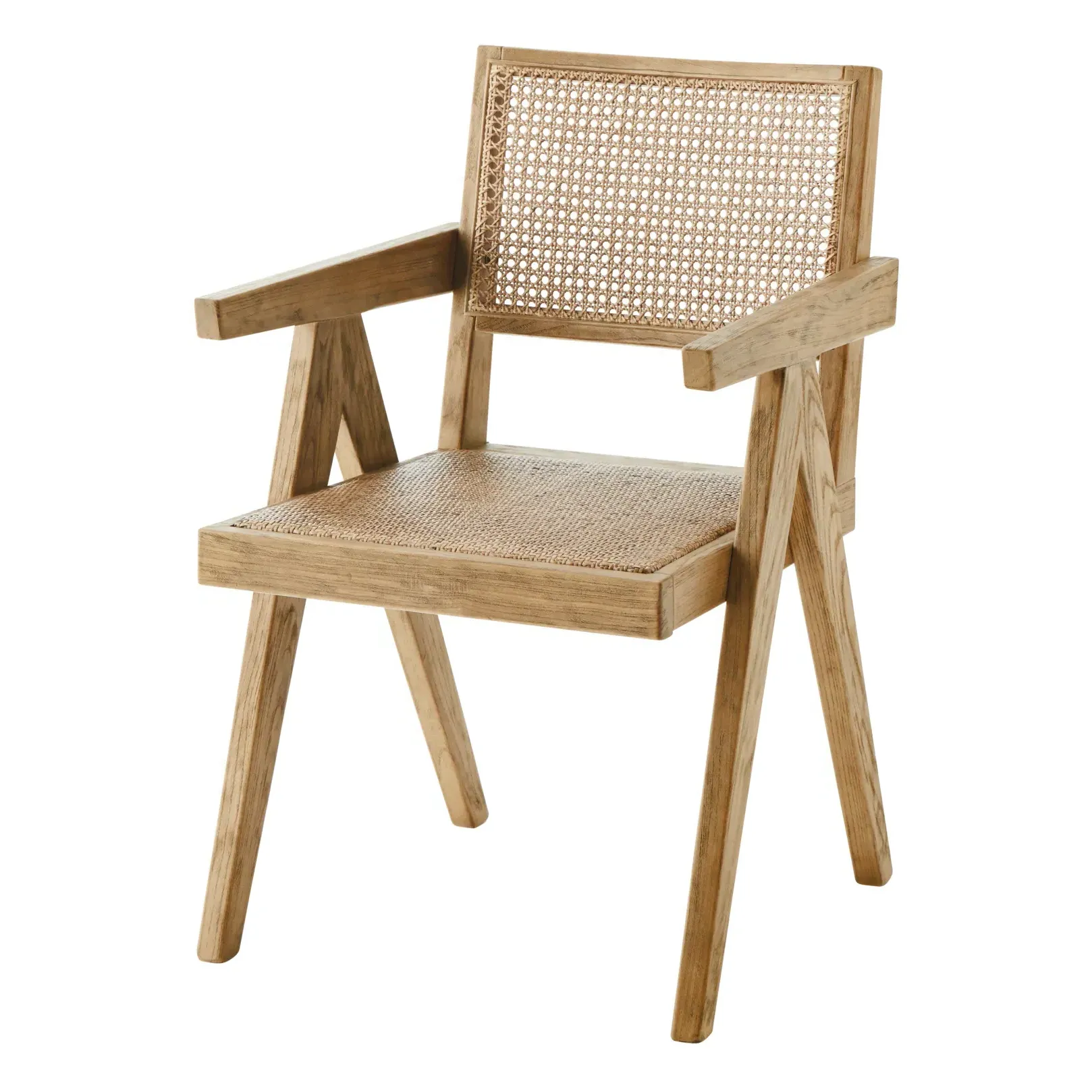 Cane Dining Chair Set of 2 - Natural, Rattan product