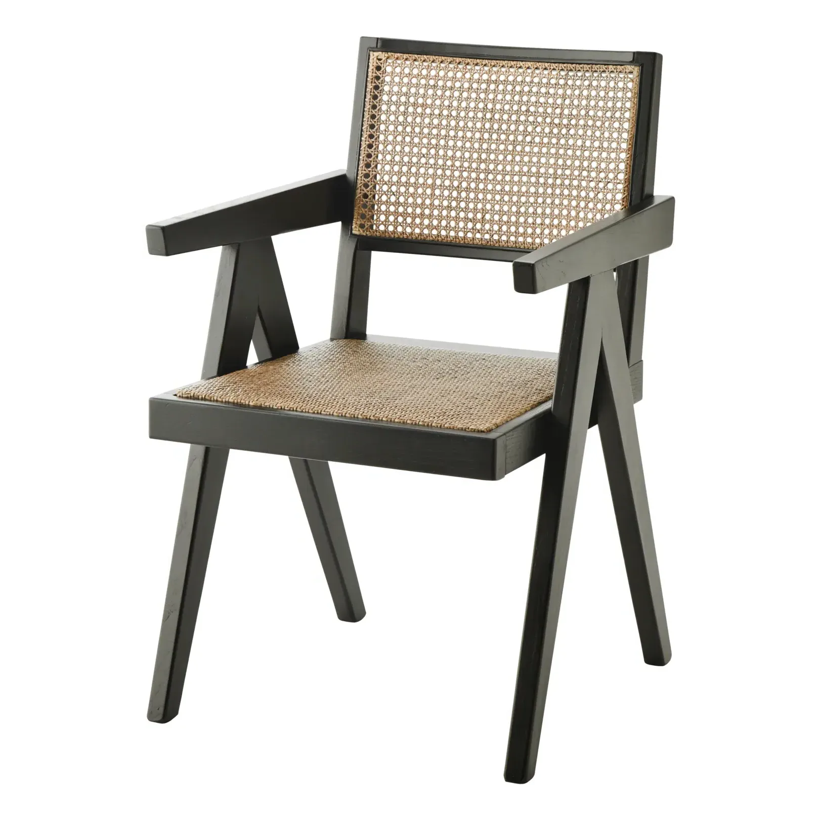 Canework Chair - Black, Rattan product