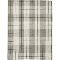 Cotton Check Tablecloth - Taupe Brown, Cotton alternate view