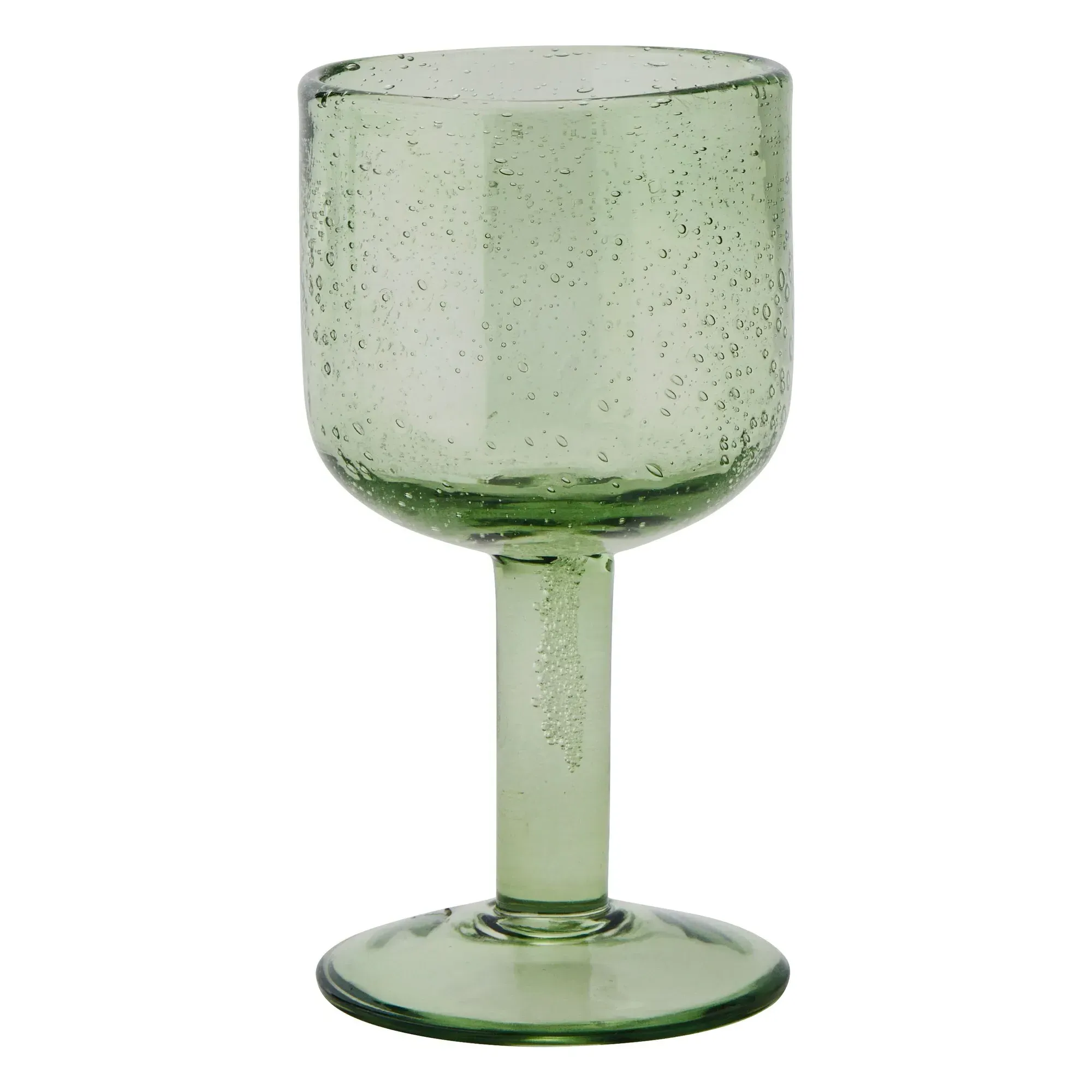 Madam Stoltz Wine Glass - Green, Glass product