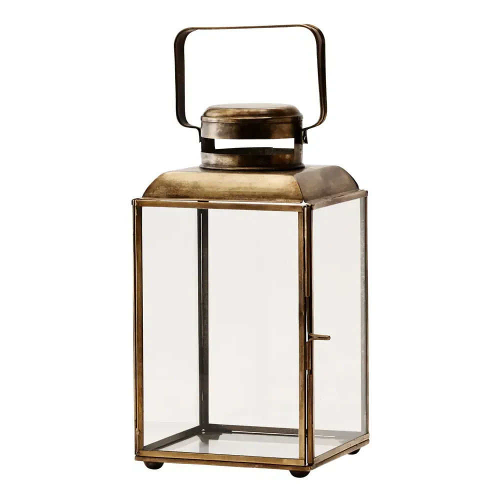Metal Lantern - Brass, Iron product