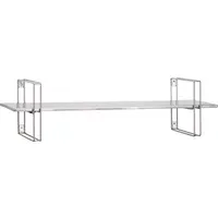 Metal Wall Shelf Set of 2 - Steel, Iron alternate view