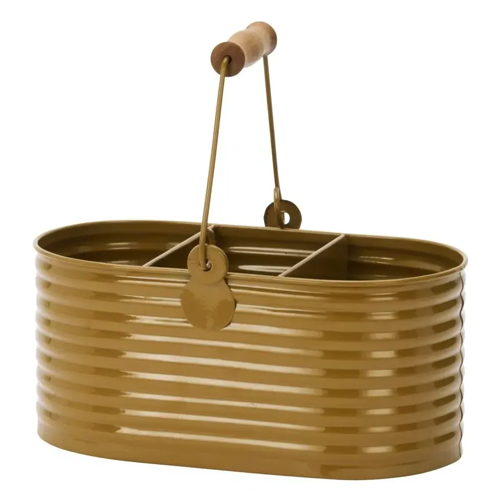 Oval Iron Utensil Holder - Olive product