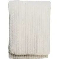 Quilted Cotton Bedspread - White alternate view
