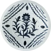 Round Decorative Tray - Black, Terracotta alternate view