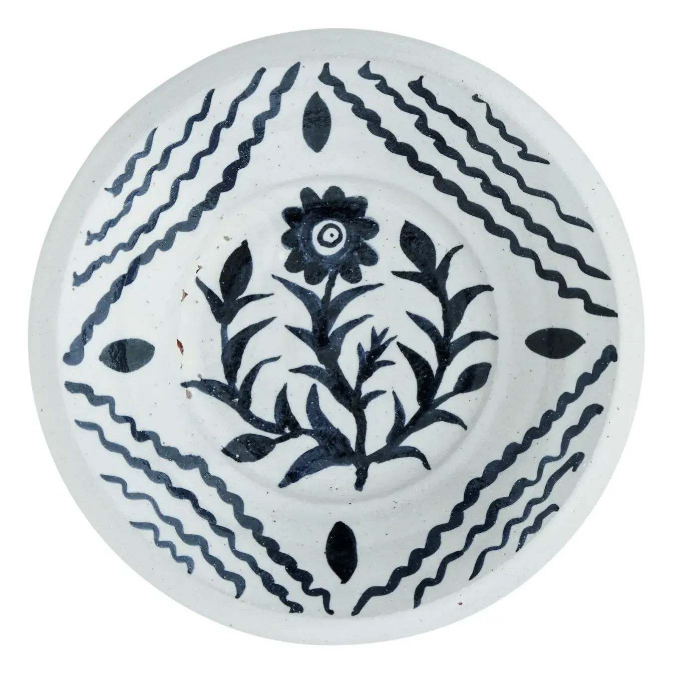 Round Decorative Tray - Black, Terracotta product