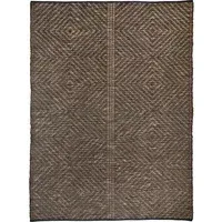 Sea Rush Large Area Rug - Carbon, Seagrass alternate view