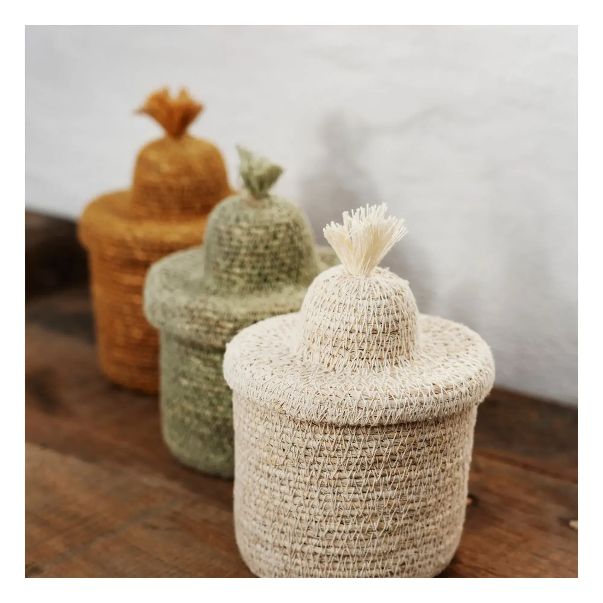 Sea Rush Storage Basket - Green, Seagrass alternate view