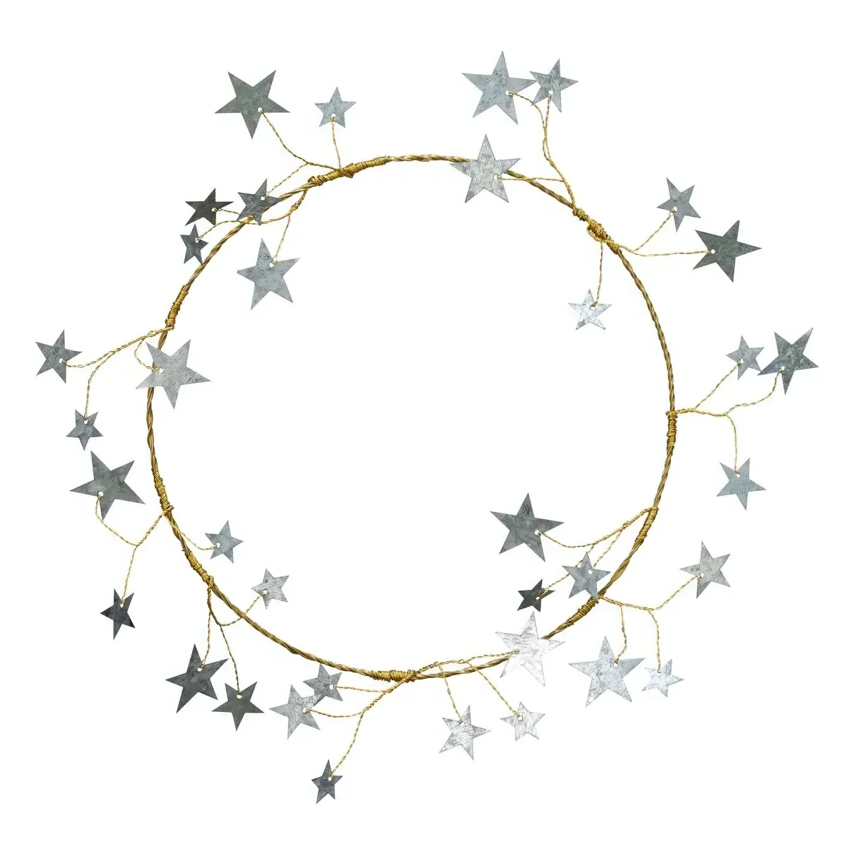 Stars Decorative Crown - Gold, Iron product
