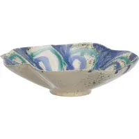 Stoneware Salad Bowl - Blue alternate view