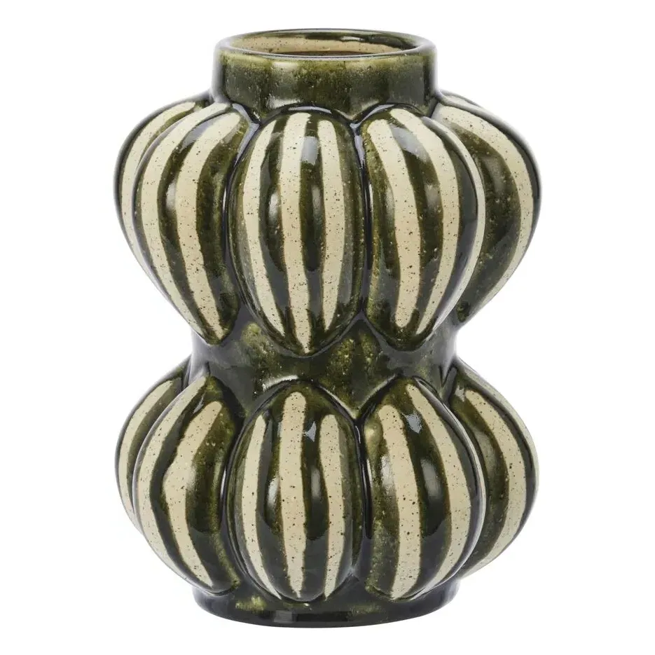 Stoneware Vase - Green product