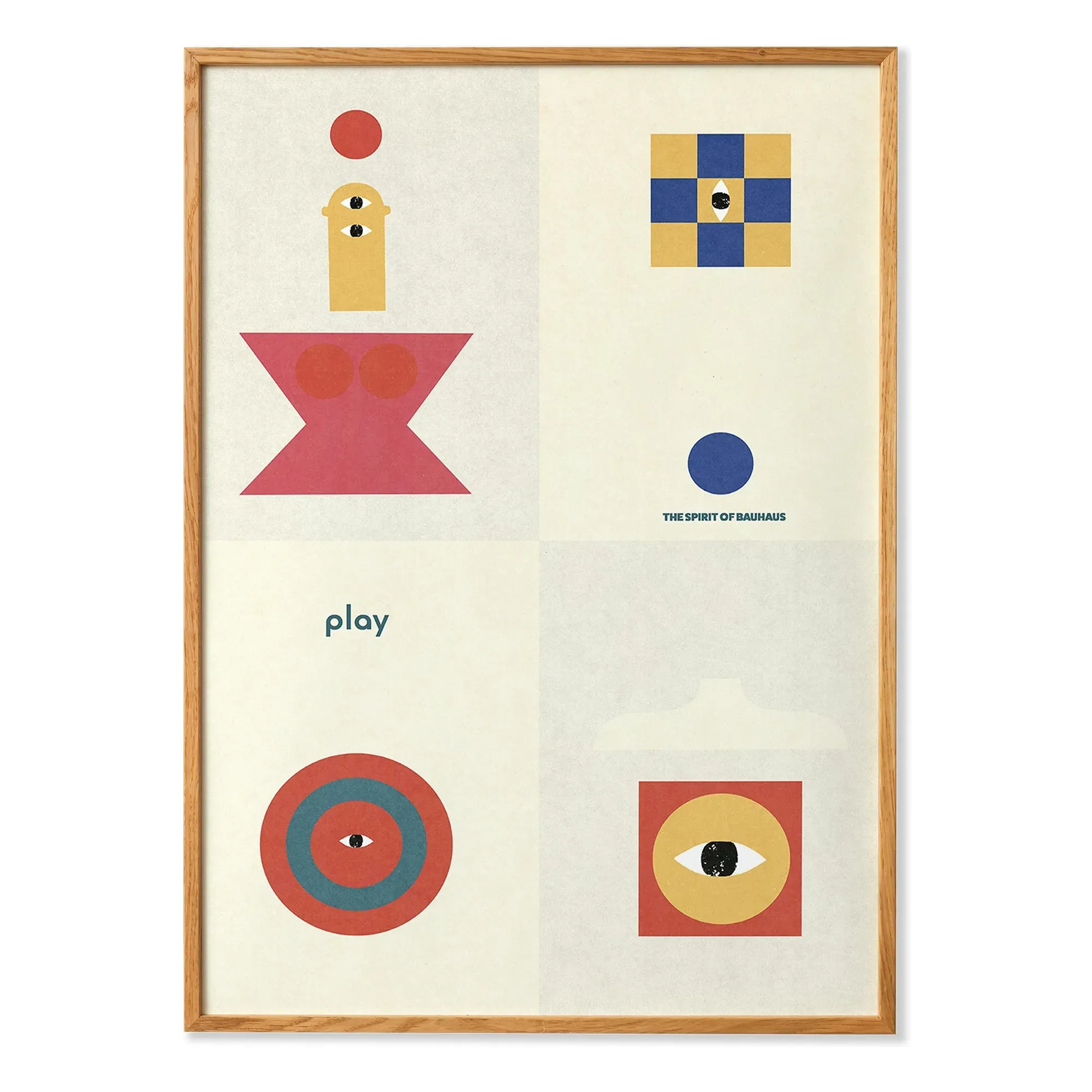 Bauhaus 03 by Imo Sinclair Art Print - Multicoloured product