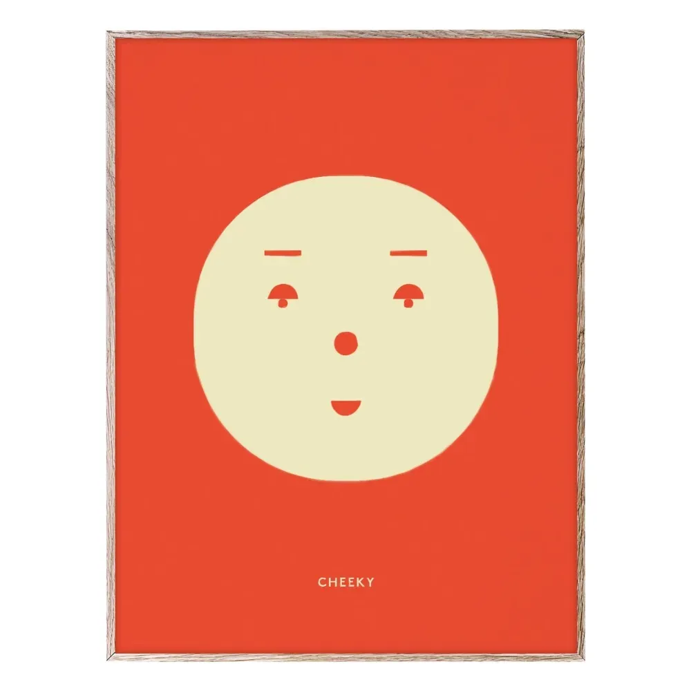 Cheeky 30x40cm Wall Poster - Red product