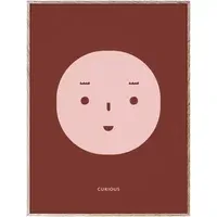 Curious 30x40 cm Poster - Plum alternate view
