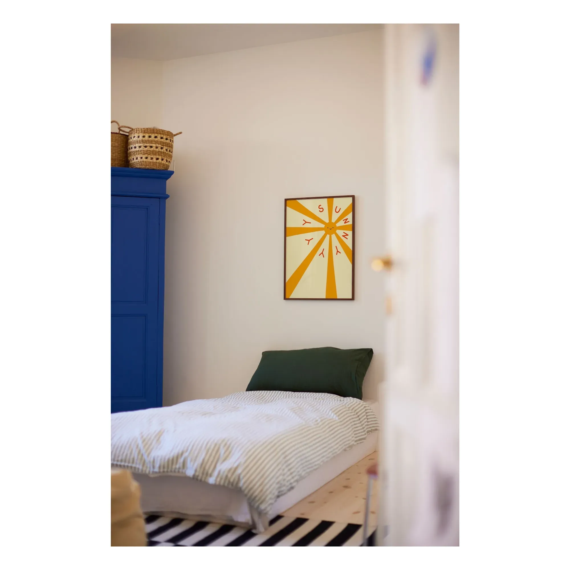 Marina Ayashiro Sunny Art Print - Orange alternate view