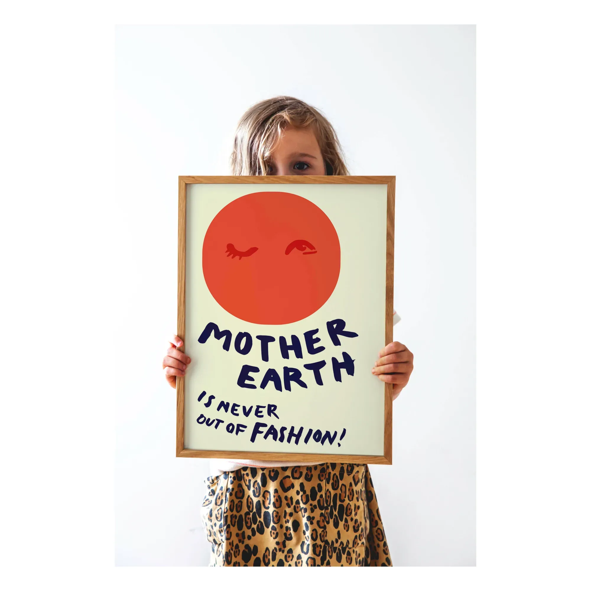 Mother Earth Poster - Red, Uncoated Paper alternate view