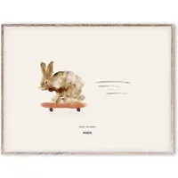 Rocky the Rabbit Print - Multicoloured alternate view
