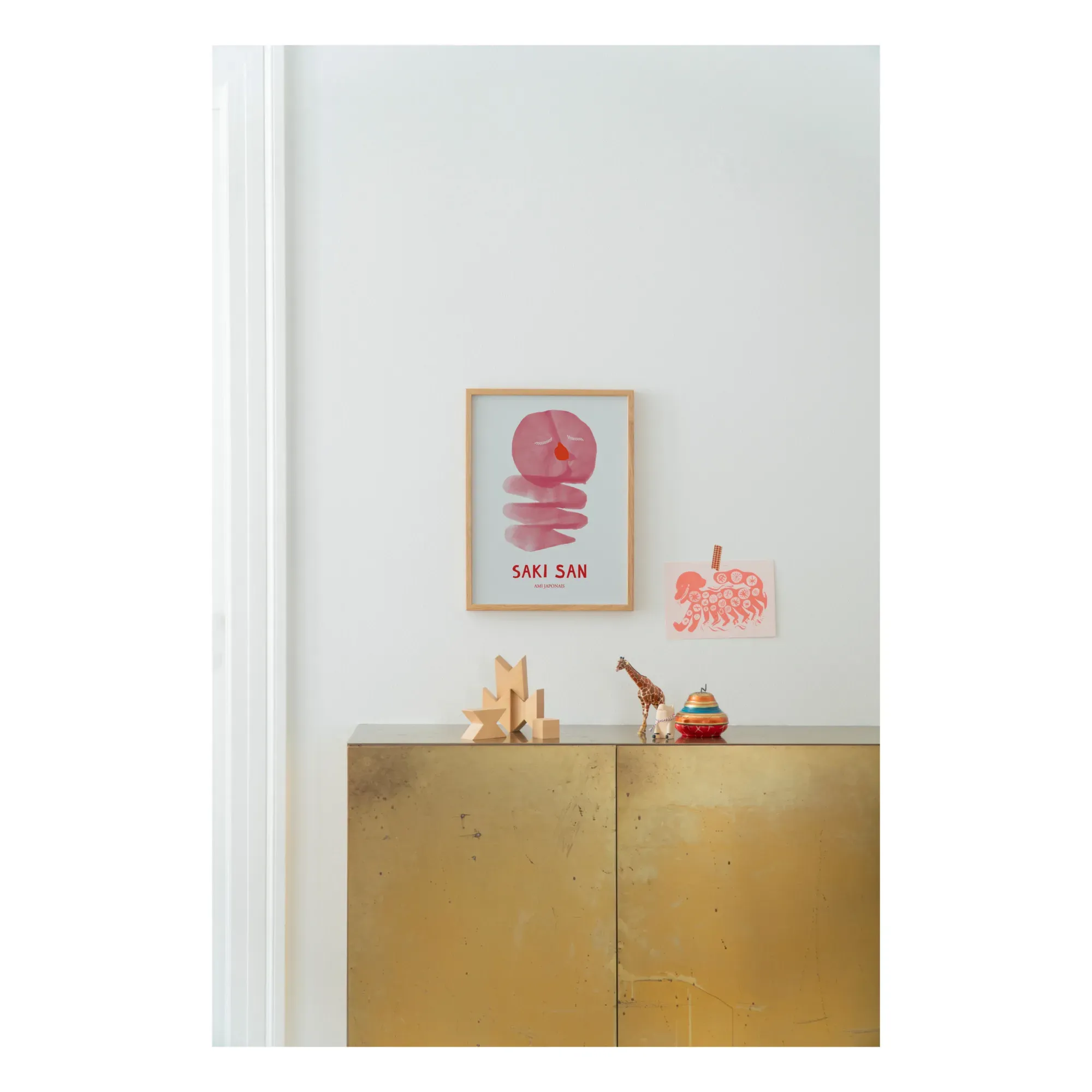 Saki San Poster - Multicoloured, Paper alternate view