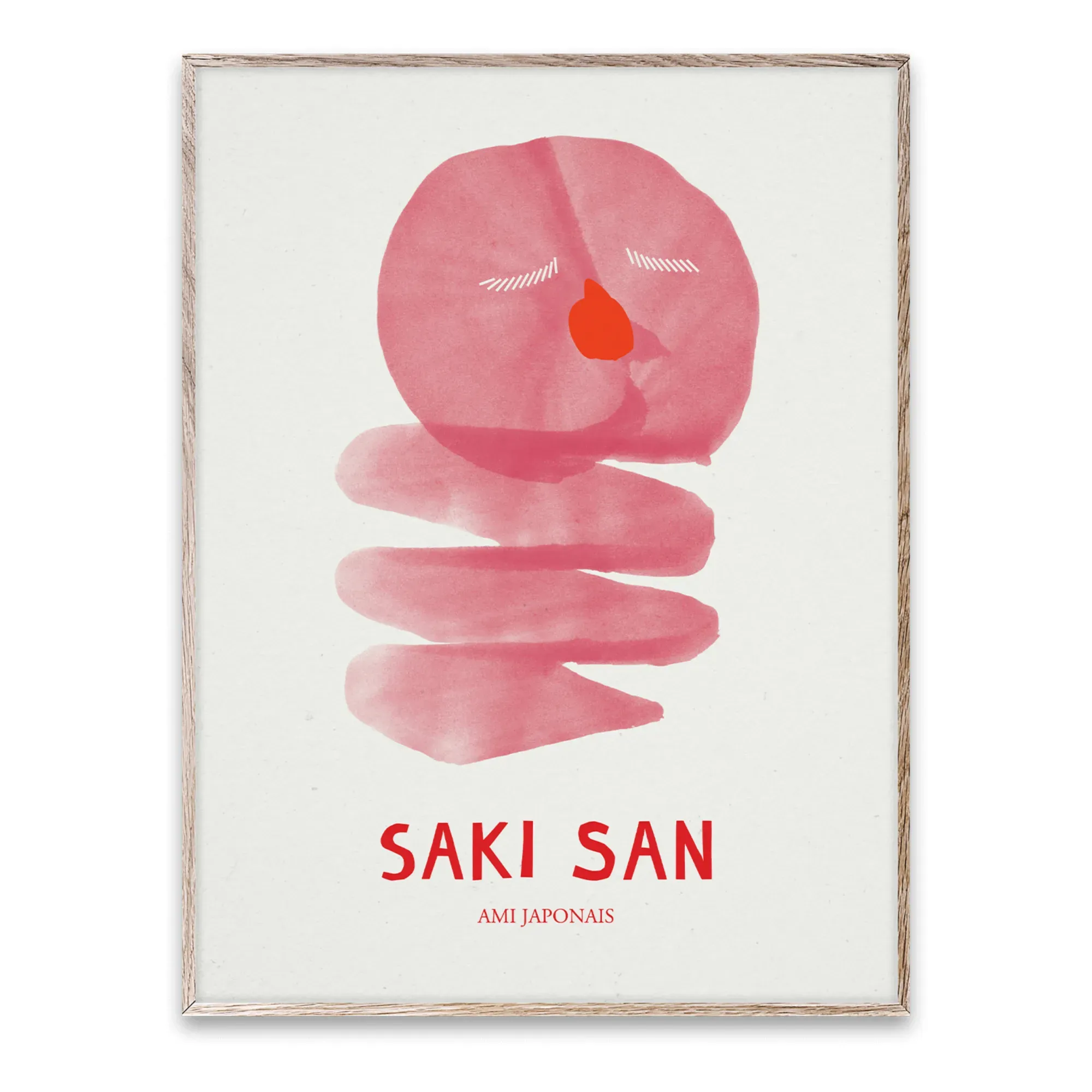 Saki San Poster - Multicoloured, Paper product