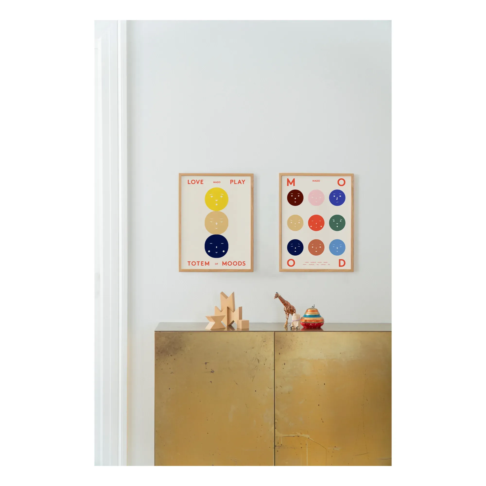 Totem of Moods Poster - Multicoloured alternate view