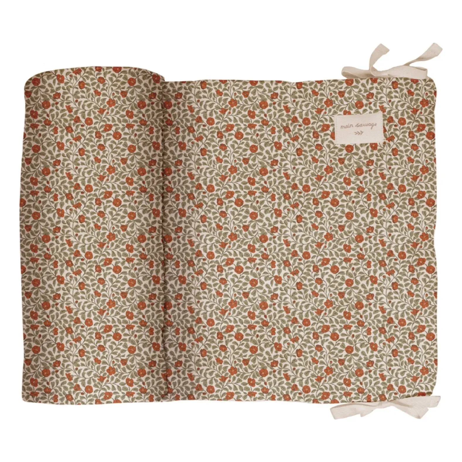 Quicy Tree Half-Crib Bumper - Multicoloured, Cotton Muslin product