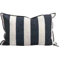 Bayadère Canvas Outdoor Cushion - Indigo alternate view