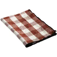 Bourdon Gingham Tea Towel - Vichy Argile, Linen Cotton alternate view
