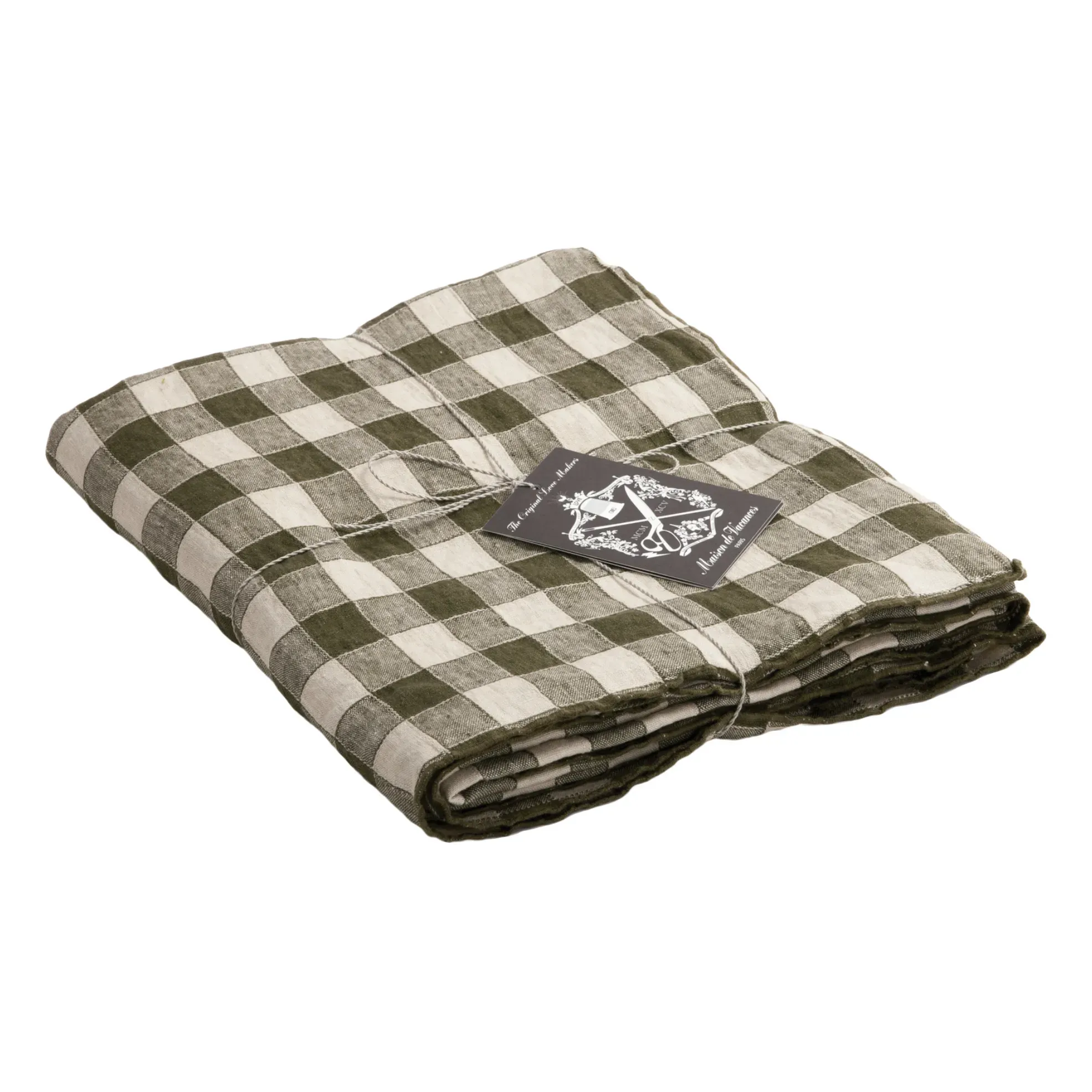 Bourdon Vintage Canvas Tablecloth - Laurier, Linen product
