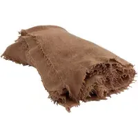 Fringed Cashmere Throw - Havana alternate view
