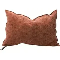 Jacquard Kilim Vice Versa Cushion - Clay, Cotton Viscose alternate view