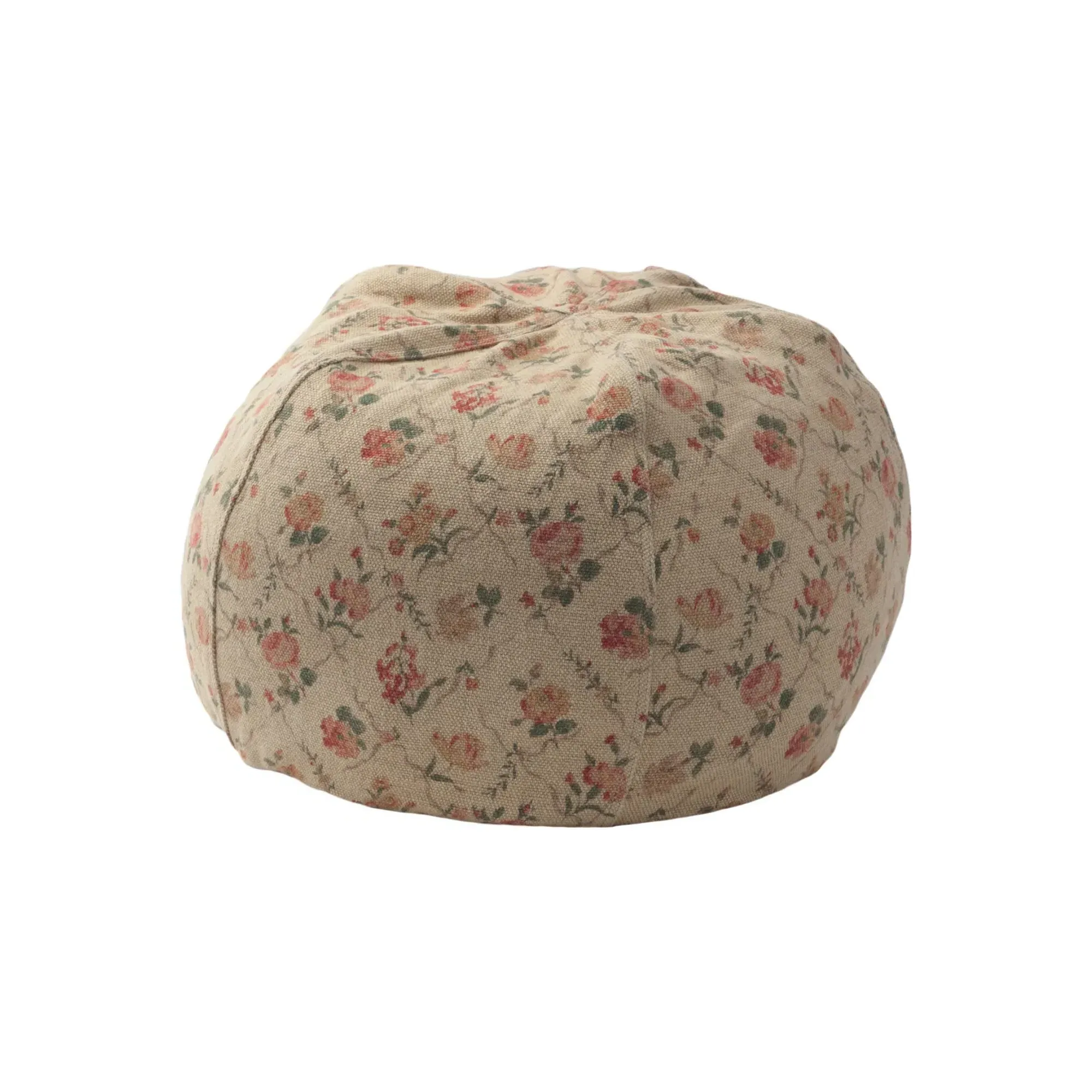 Jardin Secret Bulle Round Pouf - Cream, Linen product
