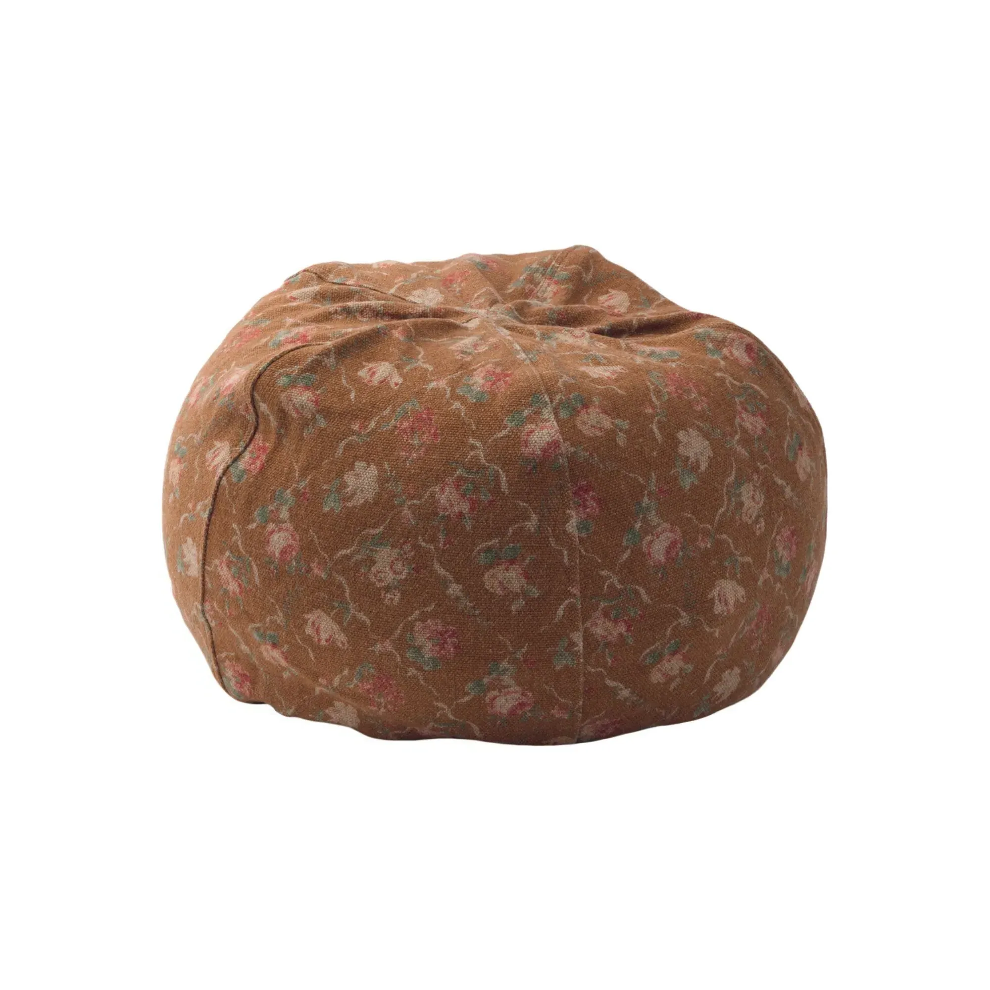 Jardin Secret Round Pouf - Havana, Linen product