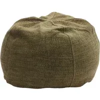 Nomadic Canvas Round Pouf - Bronze alternate view