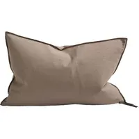 Upcycled Mixed Canvas Cushion - Powder Pink alternate view