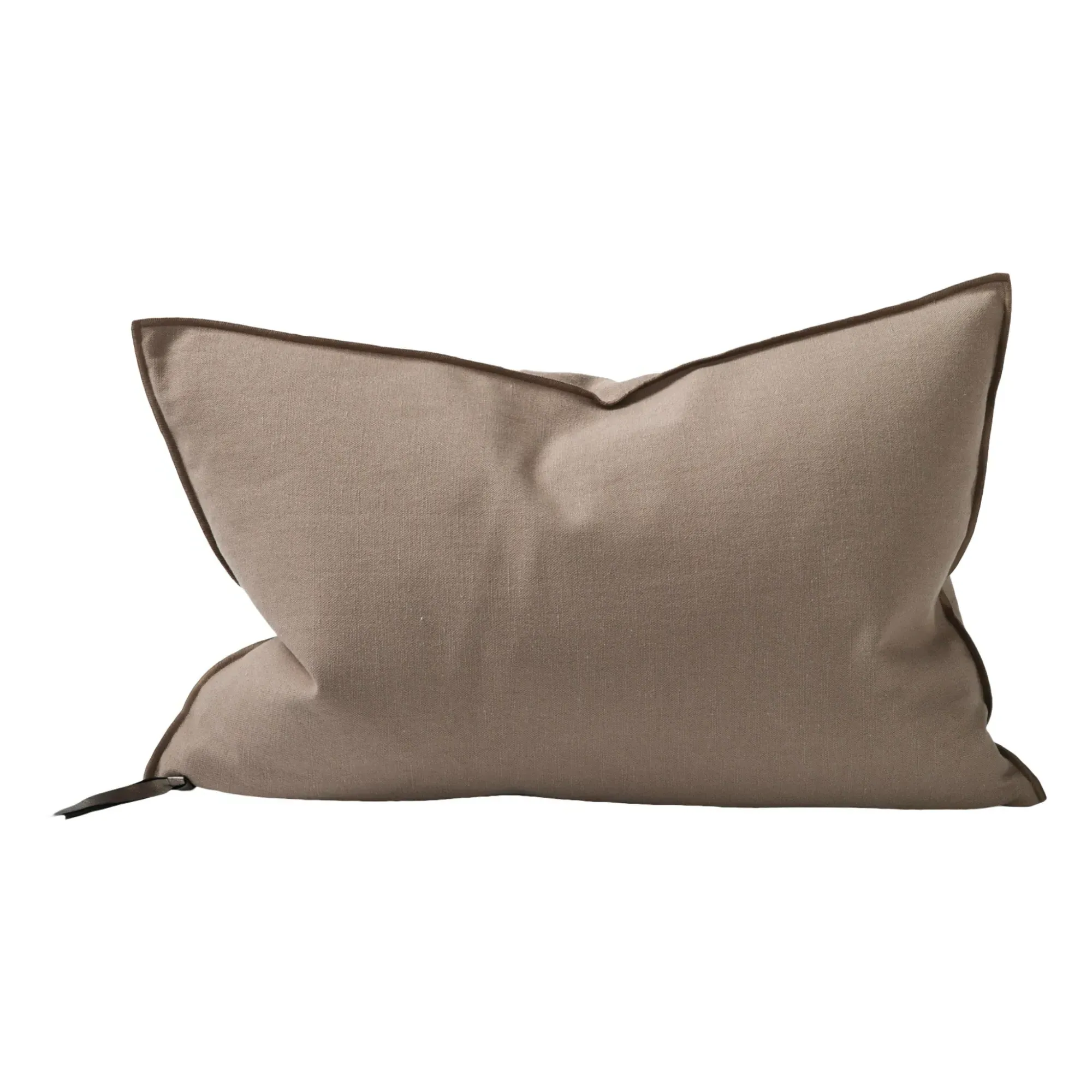 Upcycled Mixed Canvas Cushion - Powder Pink product