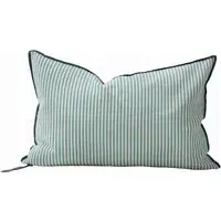 Vice Versa Cushion - Aqua, Cotton Linen alternate view
