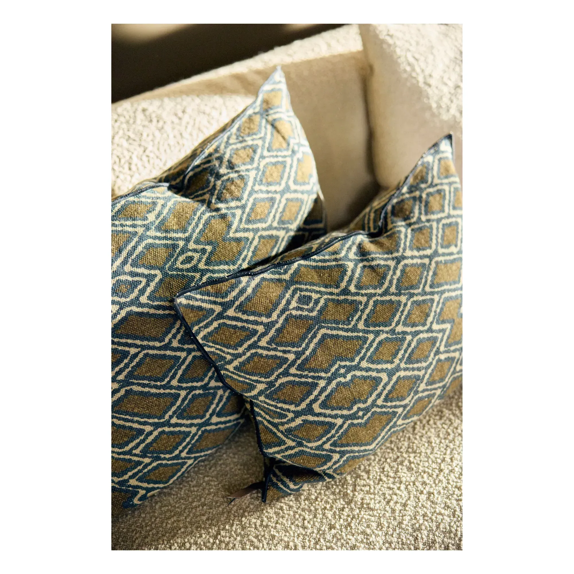Vice Versa Cushion - Bronze, Linen alternate view