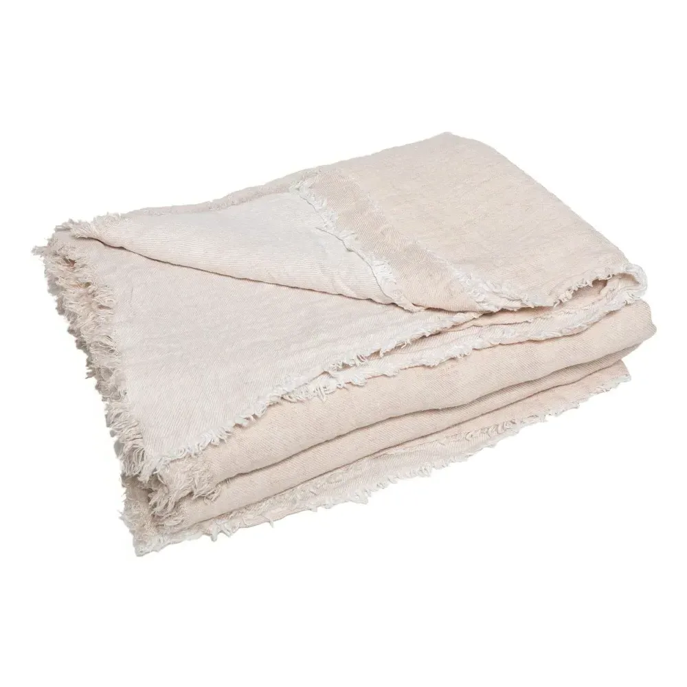 Vice Versa Fringed Plaid - Linen product