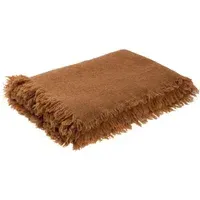 Vice Versa Fringed Wool Blanket - Amber alternate view