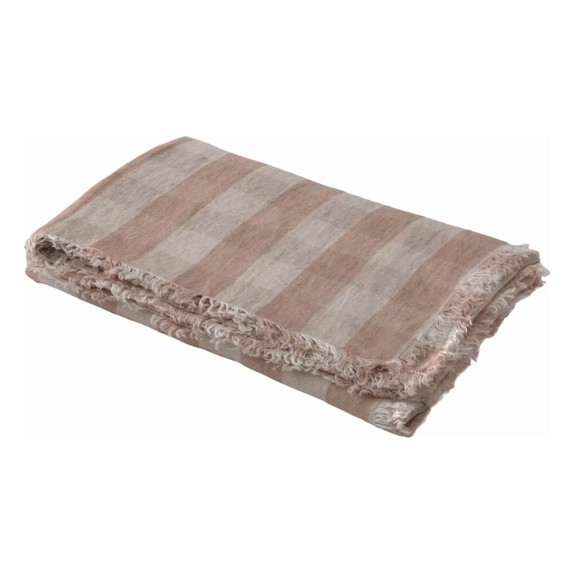 Vichy Cottage Throw - Nude, Linen product