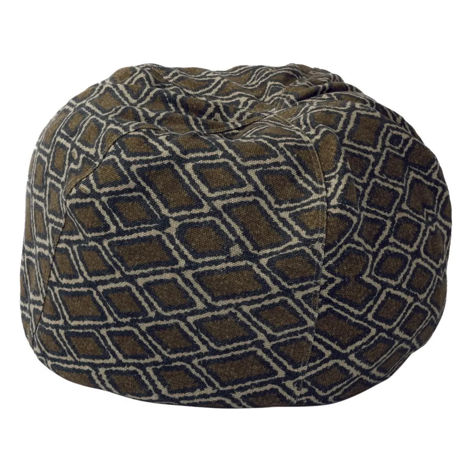 Wabi Sabi Bubble Pouf - Bronze, Linen product