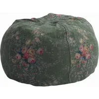 Wabi Sabi Pompadour Pouf - Laurier, Linen alternate view