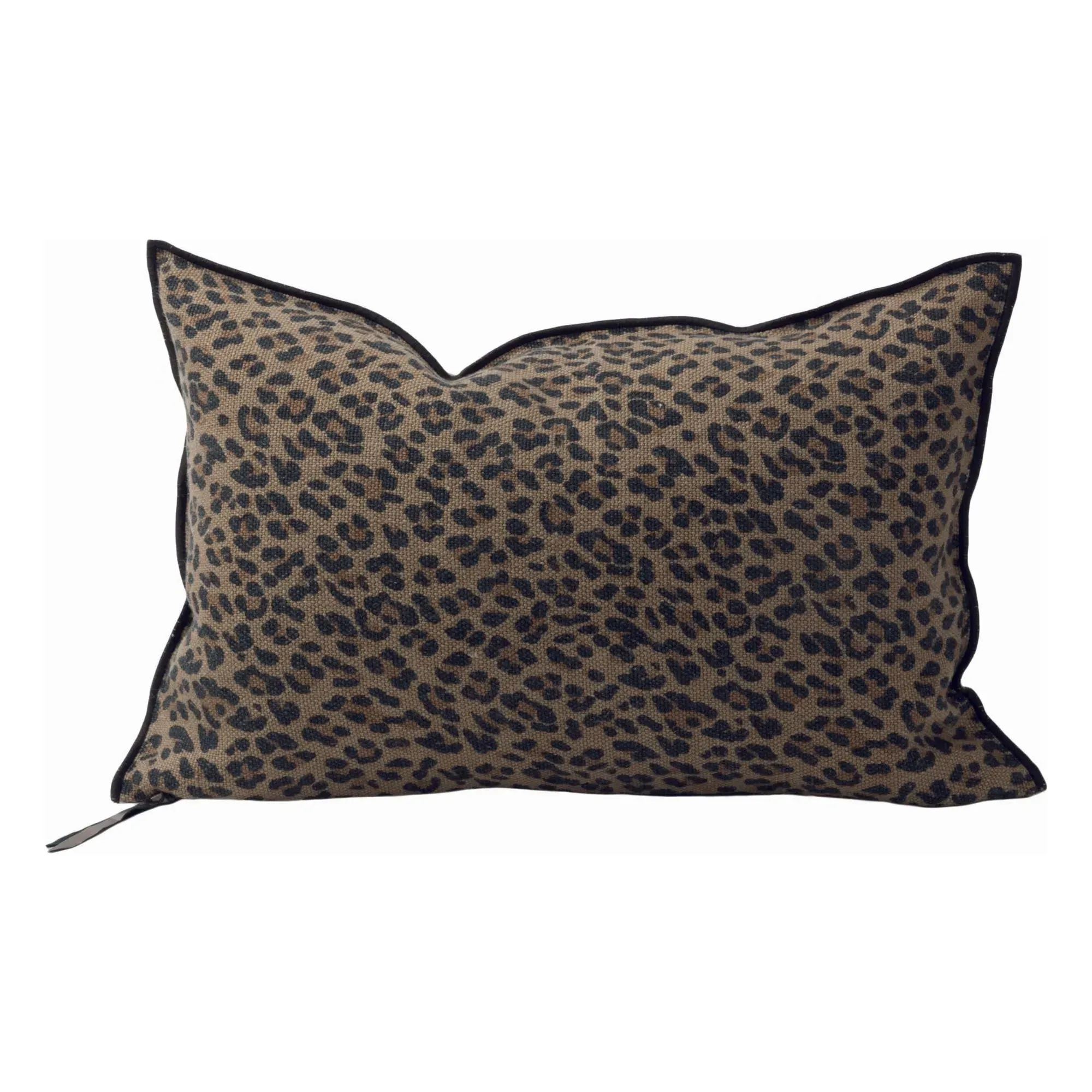 Wabi Sabi Printed Cushion - Panther, Linen product
