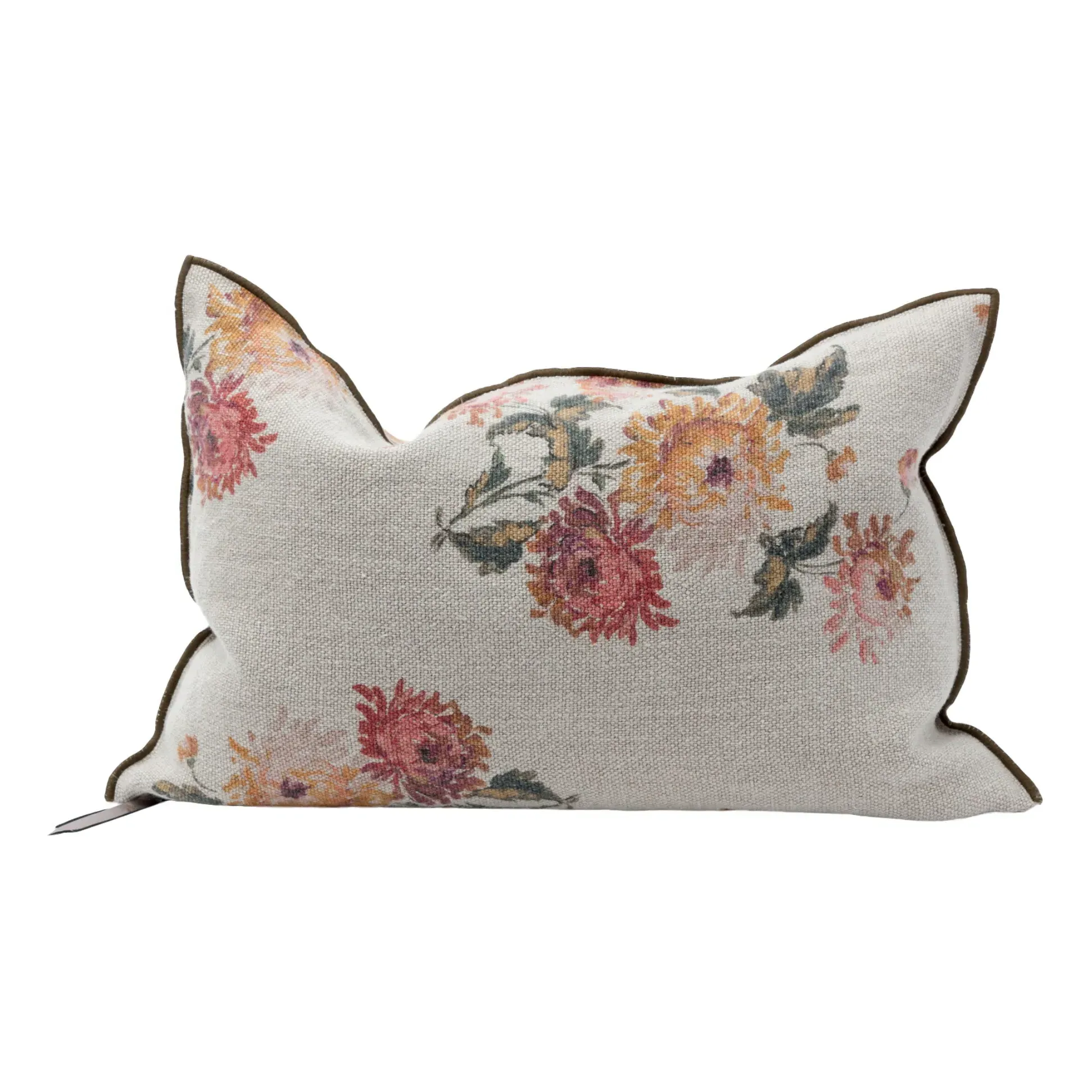 Wabi Sabi Vice Versa Cushion - Bouquet Impérial, Linen product