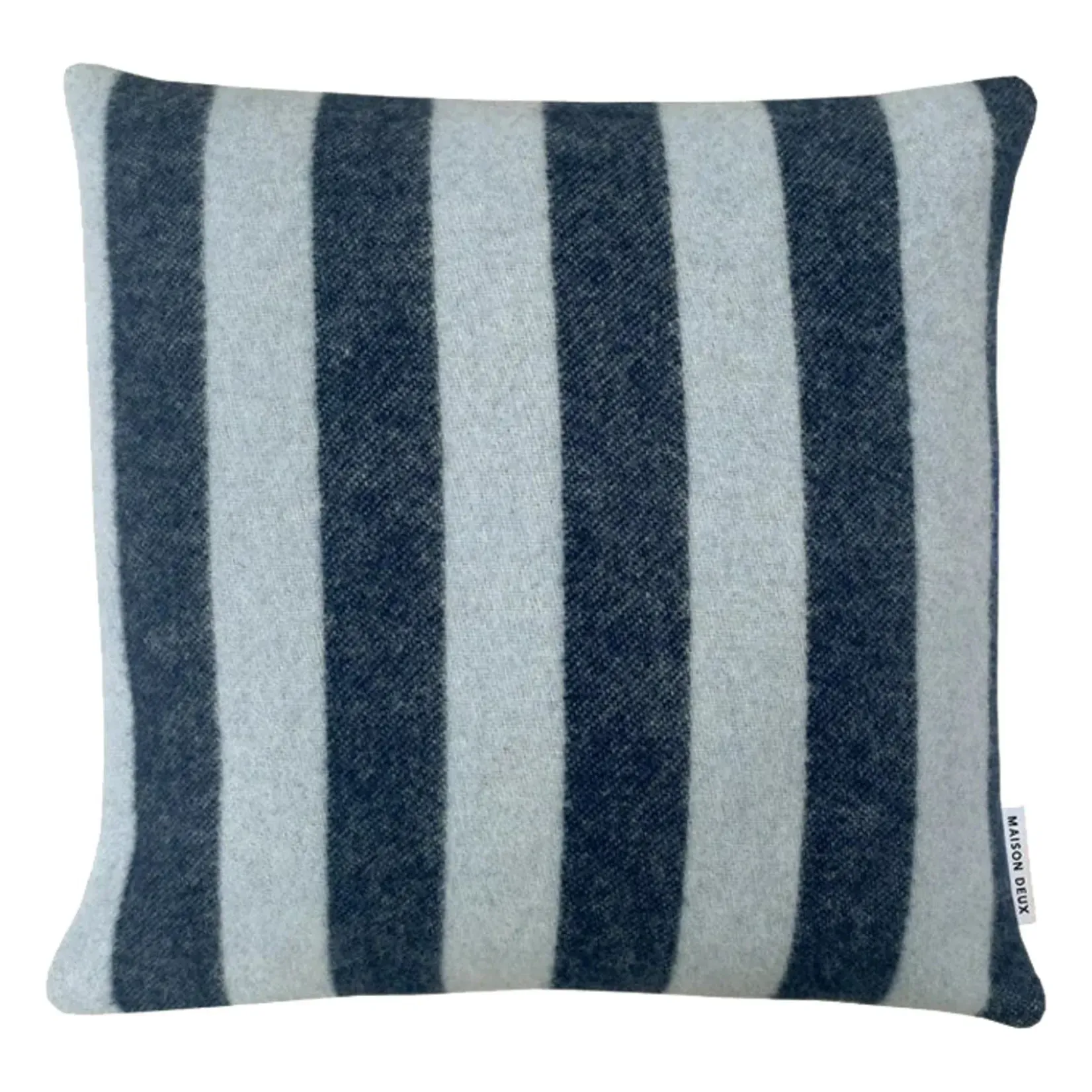 Candy Wrap Cushion Cover - Navy Blue, Wool product