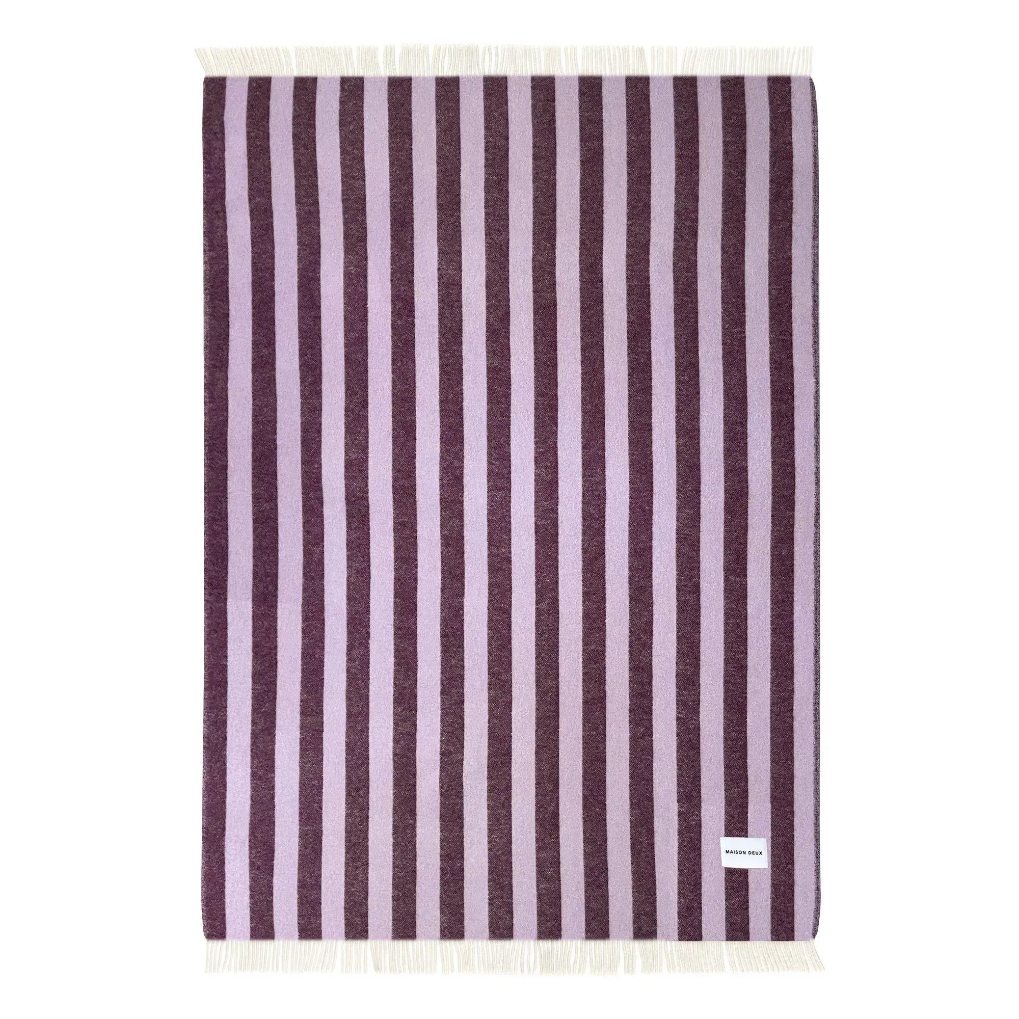 Candy Wrap Wool Throw - Lilac alternate view